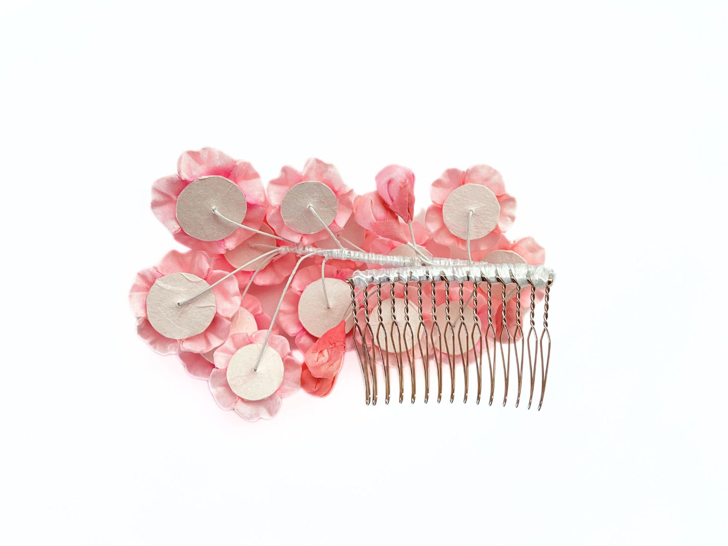 Jewelry Flowers Fabric,Handmade Japanese Accessories、Hair Accessories Cherry Blossom 、Tsumami Kanzashi,Gift for her