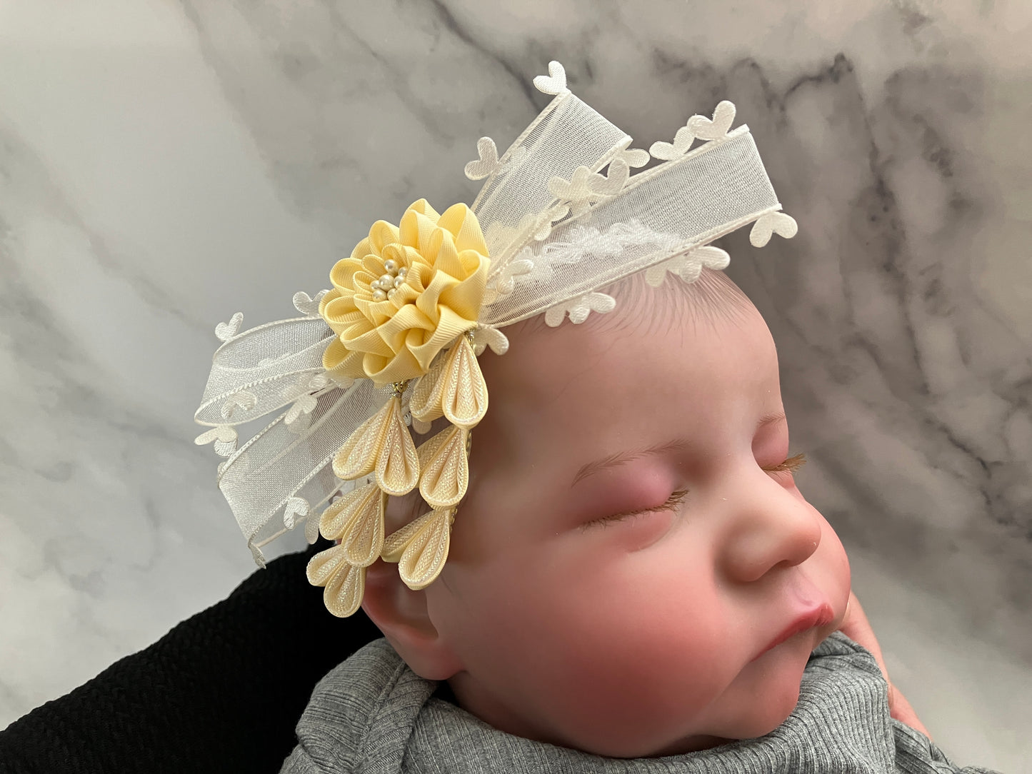 Jewelry Flowers Fabric,Handmade Japanese Accessories, Baby Headband ,Baby Shower Gifts
