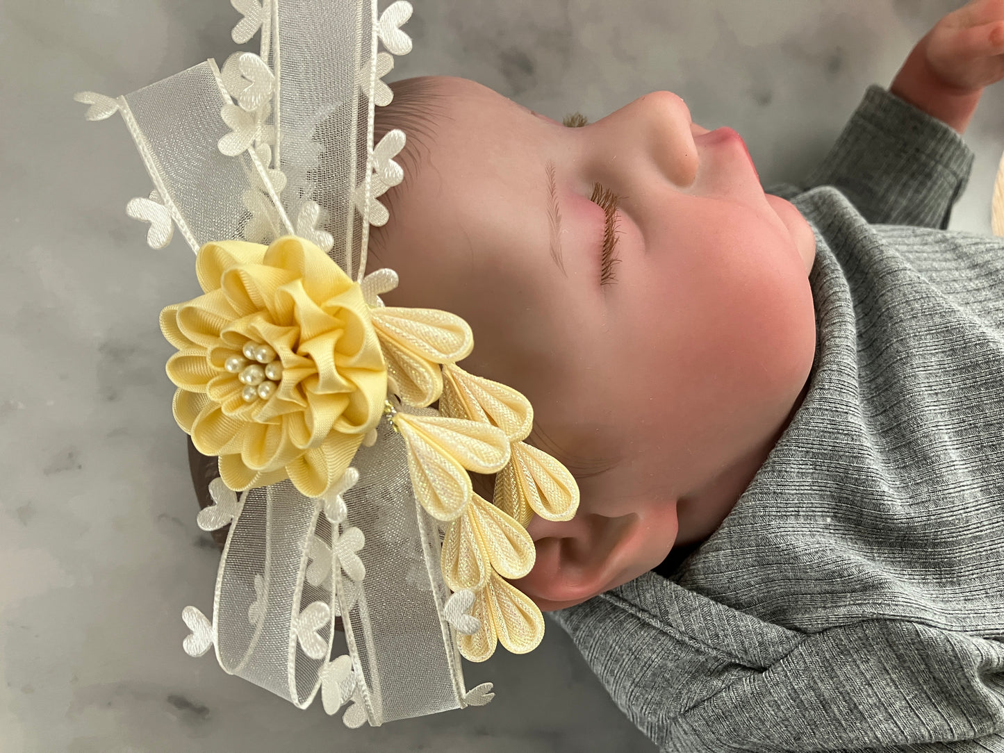 Jewelry Flowers Fabric,Handmade Japanese Accessories, Baby Headband ,Baby Shower Gifts